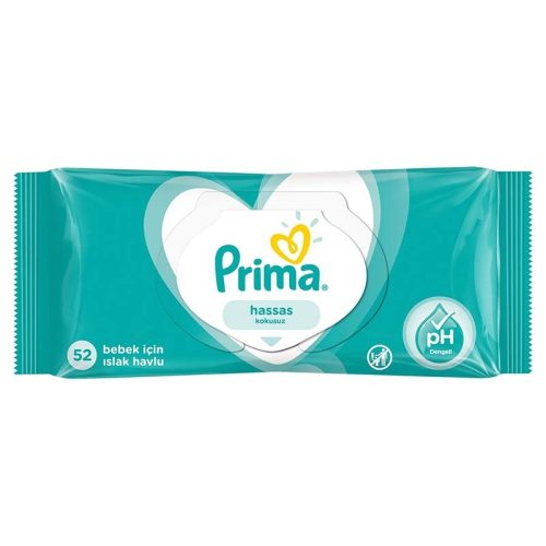 دستمال مرطوب کودک پریما مدل Temiz ve Ferah تعداد 52 عددی تاریخ 2024/11/21 - Image 1