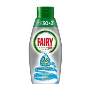 ژل ماشین ظرفشویی فیری Fairy All In One اورجینال اسپانیا با رایحه نسیم دریا 32 بار مصرف 650 میل