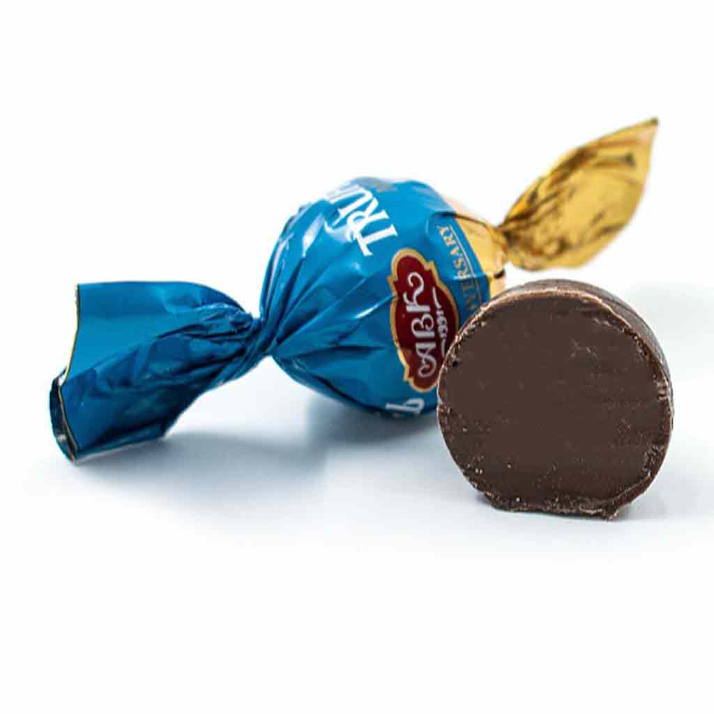 Untitled-6 شکلات پذیرایی فله ABK Truffle ترافل توپی آبی با طعم شیری - Image 1