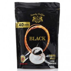 قهوه تلخ بلک Sandy coffee سندی کافی 40 عددی