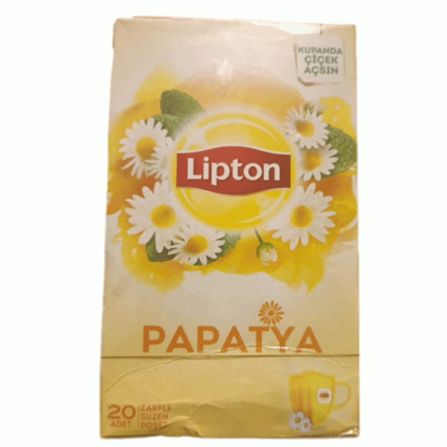 چای گیاهی لیپتون بابونه Lipton Papatya Çayı کیسه ای 20 تایی 30 گرم تاریخ 2025/06/25 - Image 1