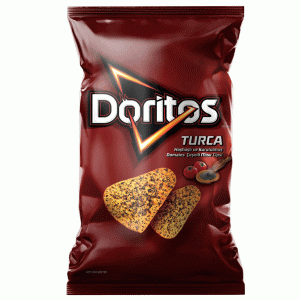 چیپس دوریتوس  Doritos ذرت چاشنی شده خشخاش و گوجه فرنگی خشک 107 گرم