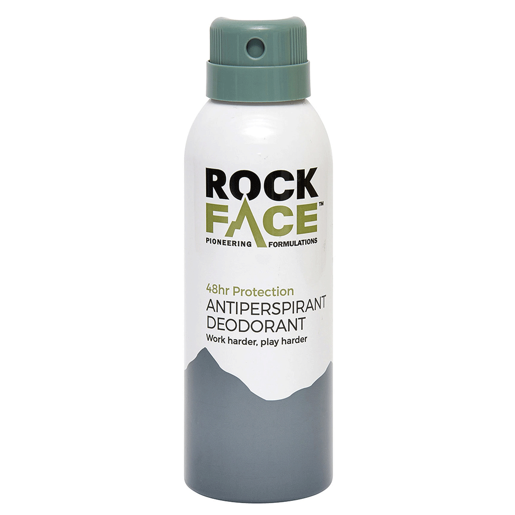 اسپری دئودورانت انگلیسی راک فیس Rock Face Antiperspirant Fragrance Free