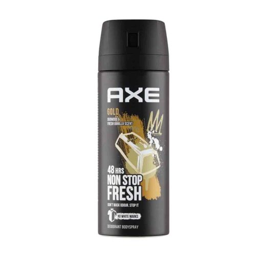 اسپری بدن دئودورانت مردانه آکس Axe Gold حجم 150 میل - Image 1