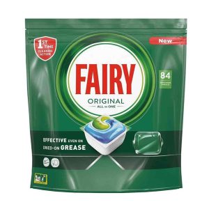 قرص ماشین ظرفشویی آلمانی فیری Original All In One بسته 84 عددی