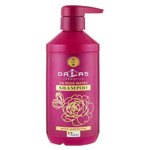 شامپو سر آلمانی دالاس DALAS ON ROSE WATER تقویت کننده مو حاوی گلاب 485 گرم - Image 1