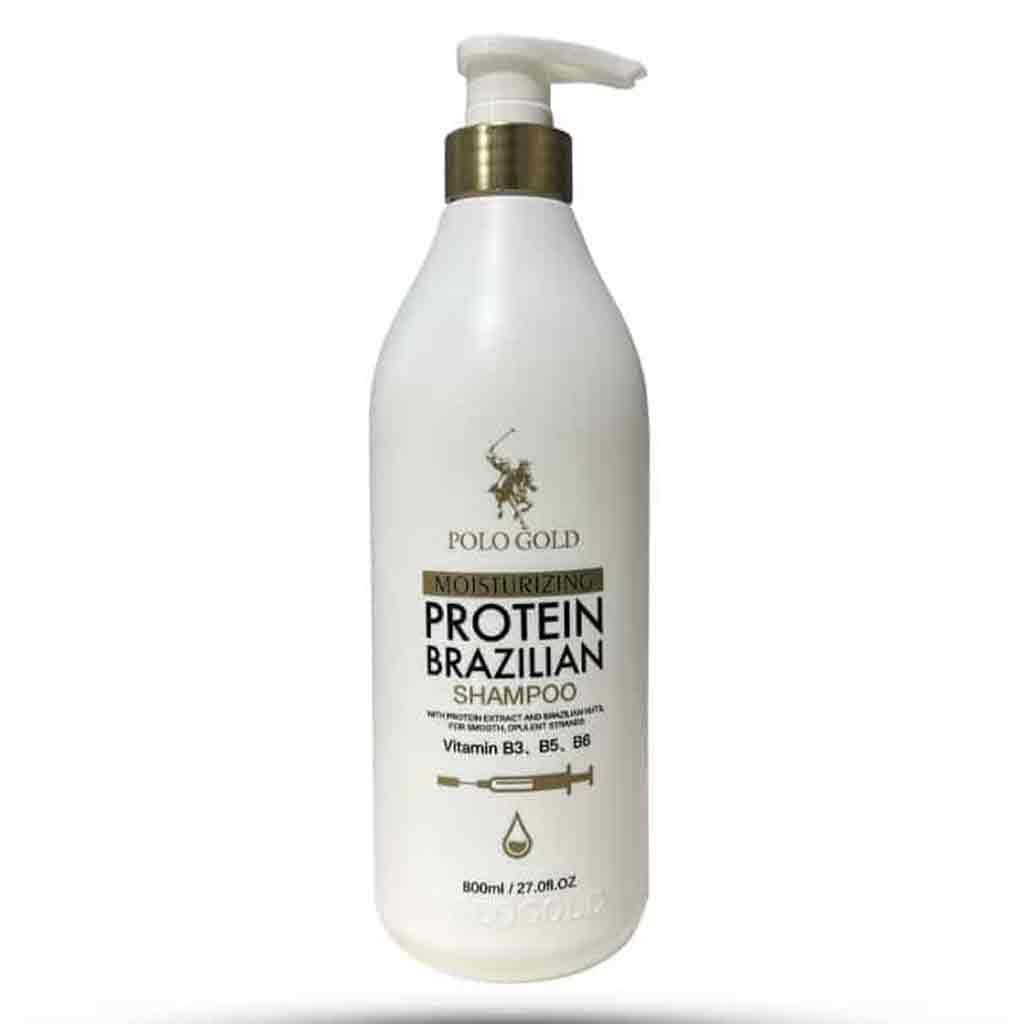 Untitled-17 شامپو سر انگلیسی پولو گلد Polo Gold shampoo پروتئین بدون سولفات 800 میل - Image 1