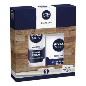 پک فوم اصلاح انگلیسی نیوآ Nivea Men Shave Duo حاوی افتر شیو