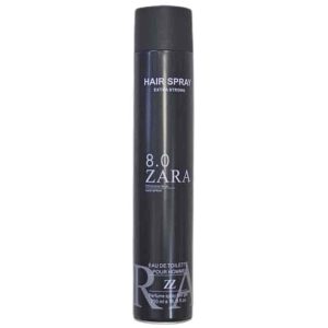 اسپری حالت دهنده مو زارا Hrir Spray Zara 8.0 اقتصادی و با کیفیت 750 میل