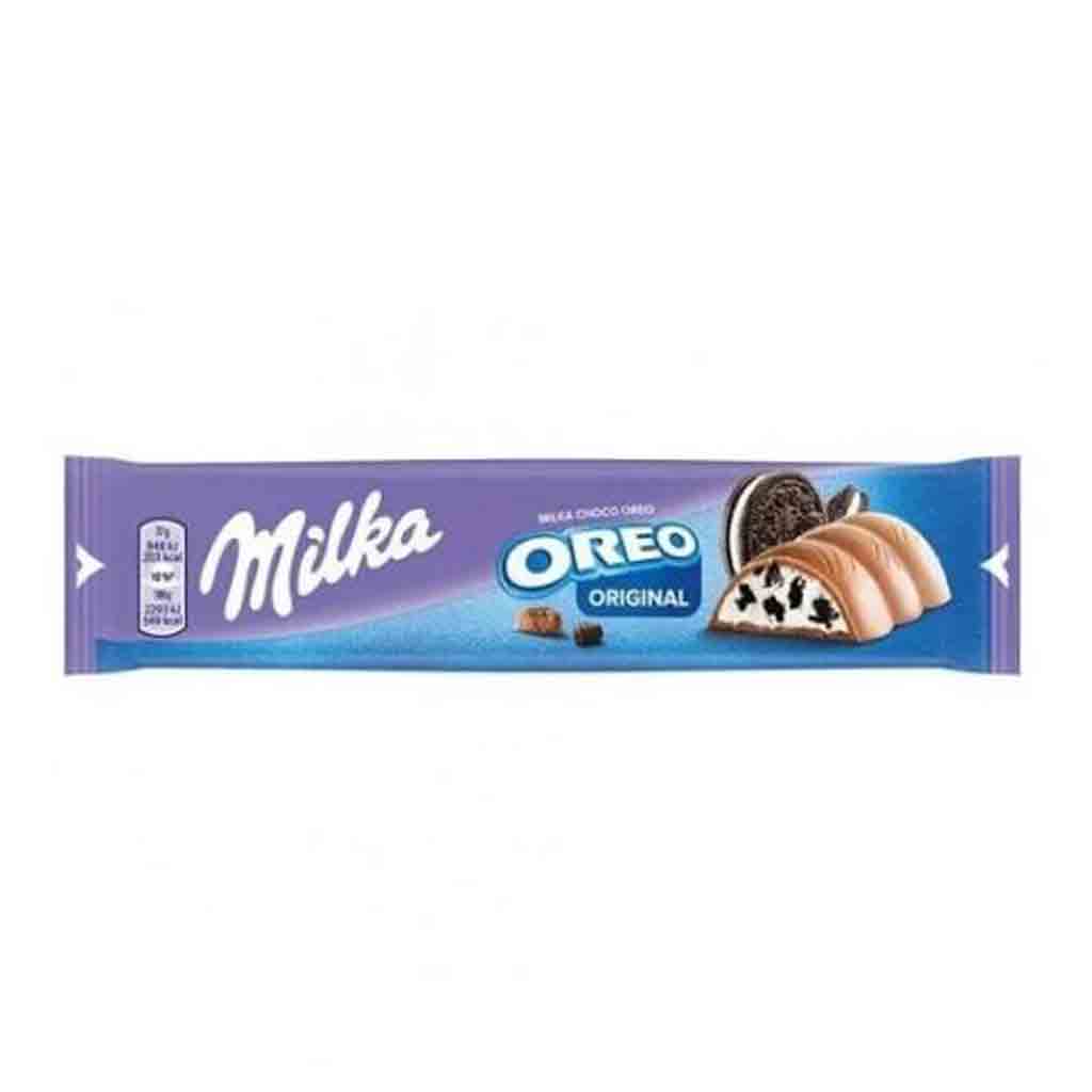 Untitled-1 بیسکویت شکلاتی شیری سوئیسی میلکا Milka Oreo original با فیلینگ وانیلی 37 گرم تاریخ 2025/11/11 - Image 1