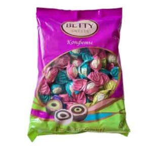 شکلات پذیرایی بتی کندی Betty candy ترکیب چهار طعم مختلف 500 گرم