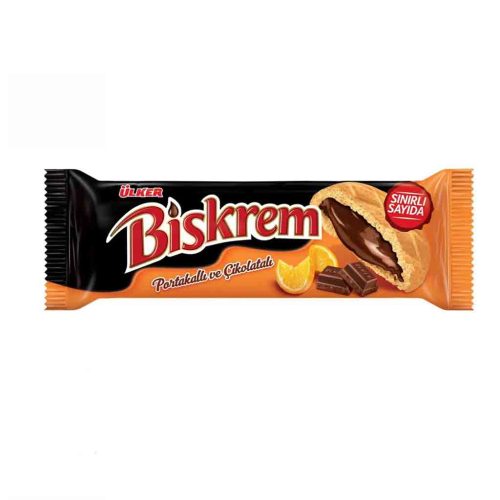 کوکی اولکر بیسکرم  Ulker Biskrem  پرتقالی شکلاتی 80 گرم 2024/06/24 - Image 1