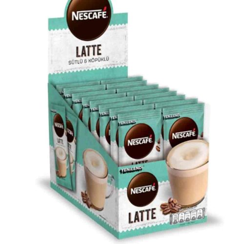 قهوه فوری لاته نسکافه نستله NESCAFE LATTE بسته 24 عددی - Image 1