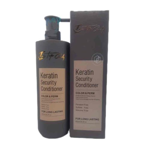 نرم کننده محافظ کراتینه تاپ کندی Top Candy Keratin Security Conditioner مناسب موهای خشک و آسیب دیده 800 میل - Image 1