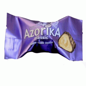 ویفر پذیرایی ای بی کا آزوریکا ABK With Milky با مغز کرم شیری