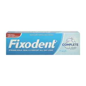 چسب دندان مصنوعی ایتالیایی فیکسودنت Fixodent Complete Fresh طعم ملایم نعناع 47 گرم