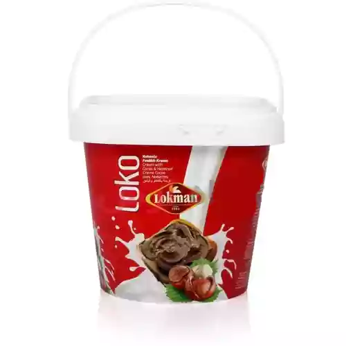 Lokman 1000 شکلات صبحانه لوکمان Lokman مدل LOKO طعم فندقی 1000 گرم - Image 1