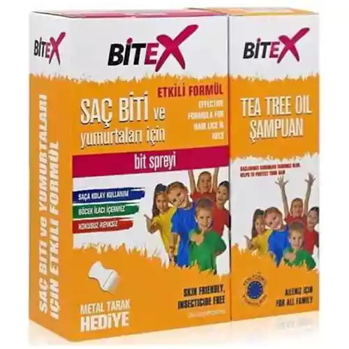 Bitex Bit Şampuanı پک ضد شپش کودک بیتکس Bitex Bit Şampuanı حاوی اسپری و شامپو 250 میل - Image 1