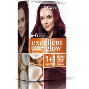 ست رنگ مو استوینت Ostwint Excellent Glow شماره 6.6 رنگ قرمز گیلاسی