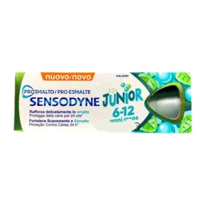 خمیر دندان کودک انگلیسی سنسوداین SENSODYNE ProSmalto Junior مناسب 6 تا 12 سال 50 میل