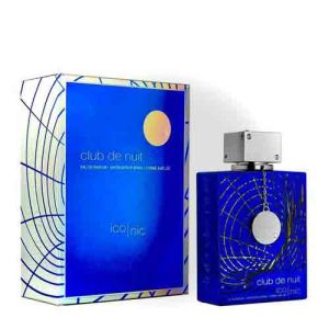 ادکلن مردانه آرماف کلاب د نویت بلو آیکنیک Armaf Club De Nuit Blue Iconic رایحه خنک و تند 100 میل