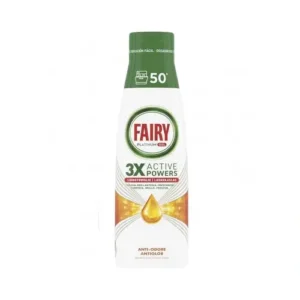 ژل ماشین ظرفشویی هلندی فیری Fairy 3X Active Powers با رایحه مرکبات 50 بار مصرف حجم 1000 میل