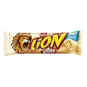 شکلات سفید سوئیسی نستله Nestle Lion White Snack شیری 42 گرم
