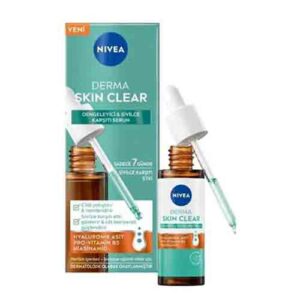 سرم ضد آکنه و متعادل کننده آلمانی نیوآ مدل Derma Skin Clear مخصوص پوست چرب 30 میل