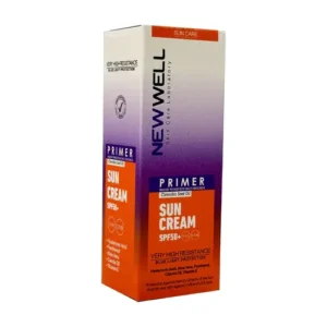 پرایمر و ضد آفتاب نیوول Newwell Primer Spf 50 مناسب انواع پوست 50 میل
