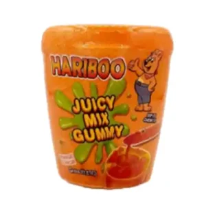 پاستیل با سس ترش هاریبو HARIBO Juicy Mix Gummy با طعم پرتقال 102 گرم