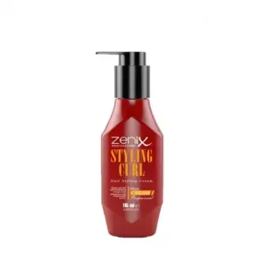 کرم فر کننده موی زنیکس zenix مدل Styling Curl مناسب برای انواع مو 115 میل
