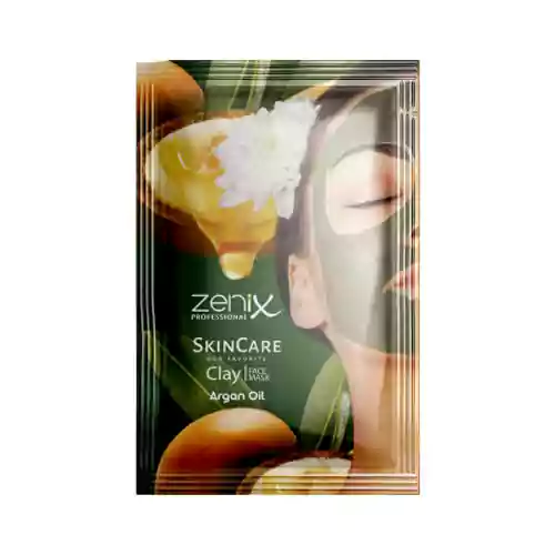 zenix argan-370x472 ماسک صورت خاک رس زنیکس Zenix CARE CLAY لایه بردار پوست 15 گرم - Image 1