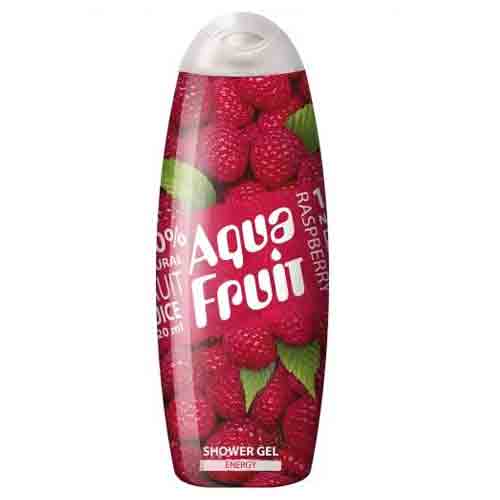 Shower-gel-Aquafruit-(AquaFruit)-Energy-Raspberry-420-ml ژل دوش روسی آکوا فروت انرژی Aquafruit Energy Raspberry با رایحه تمشک 420 میل - Image 1
