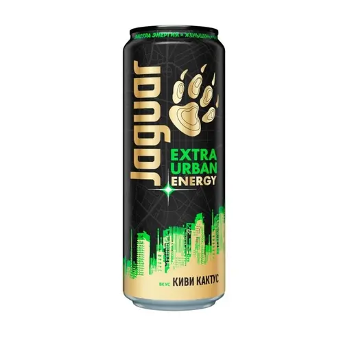 429201fcfe18bf65963d87d1389f6286-ezgif.com-resize نوشیدنی انرژی زا روسی جگوار Jaguar Extra Urban Energy با طعم کیوی 440 میل - Image 1