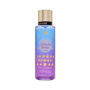 بادی اسپلش انگلیسی لاکچری Body Luxuries Colorful Bomb Fragrance mist با رایحه شیرین 250 میل