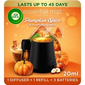 کیت خوشبو كننده هوا انگلیسی ایرویک Air Wick Freshener Plug In Diffuser Refill با رایحه فندق و کدو تنبل 20 میل