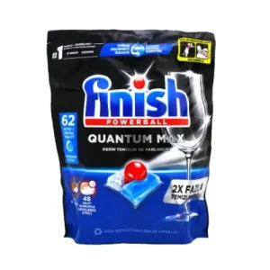قرص ماشین ظرفشویی فینیش کوانتوم مکس Finish Quantum max بسته 62 عددی