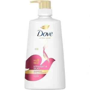 شامپو صاف کننده مو داو Dove Straight & Silky مناسب موهای خشک و زبر 680 میل