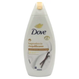 شامپو بدن هلندی داو Dove Bagnodoccia vanilla با رایحه کره شی و وانیل 450 میل