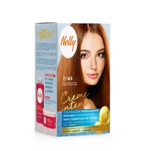 کیت رنگ مو اسپانیایی نلی Nelly HAIR DYE NELLY COLOR شماره 7/43