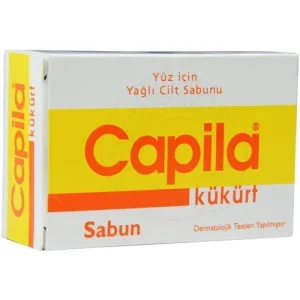 صابون گوگرد کاپیلا Capila Kükürt Sabunu ضد جوش و آکنه 90 گرم