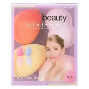 پد اسفنجی (بیوتی بلندر) چینی سوییت بیوتی Sweetbeauty با بافت نرم و انعطاف‌پذیر