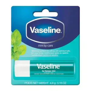 بالم لب کره ای وازلین Vaseline mint lip care با رایحه نعنا 4.8 گرم