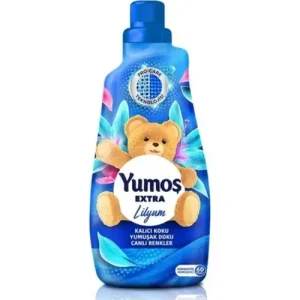 نرم کننده لباس یوموش Yumoş Extra Lilyum با رایحه لیلیوم مناسب 50 بار شستشو 1200 میل