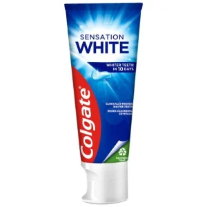 خمیر دندان سفید کننده هلندی کلگیت Colgate Sensation White Toothpaste مناسب دندان های حساس 75 میل