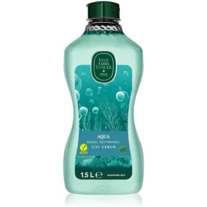 صابون مایع ایوب صبری Eyüp Sabri Zeyti̇nyağlı Sıvı Sabun Aqua با عصاره روغن زیتون آکوا 1.5 لیتر
