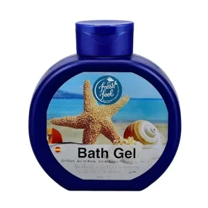 شامپو ژل بدن اسپانیایی فرش فیل FRESH FEEL Bath Gel MARINE با رایحه دریایی 750 میل