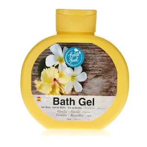 شامپو ژل بدن اسپانیایی فرش فیل FRESH FEEL Bath Gel VANILLA با رایحه وانیل 750 میل
