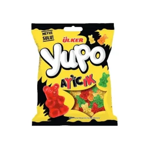 پاستیل میوه ای یوپو اولکر ULKER YUPO BEARS با طرح خرسی 80 گرم