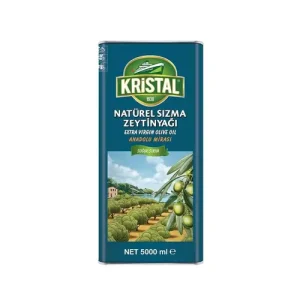 روغن زیتون فرابکر کریستال Kristal Anadolu Mirası Natürel مناسب پخت و پز 5 لیتر